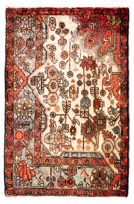 Perzisch Tapijt - Nomadisch - 131 x 88 cm - beige