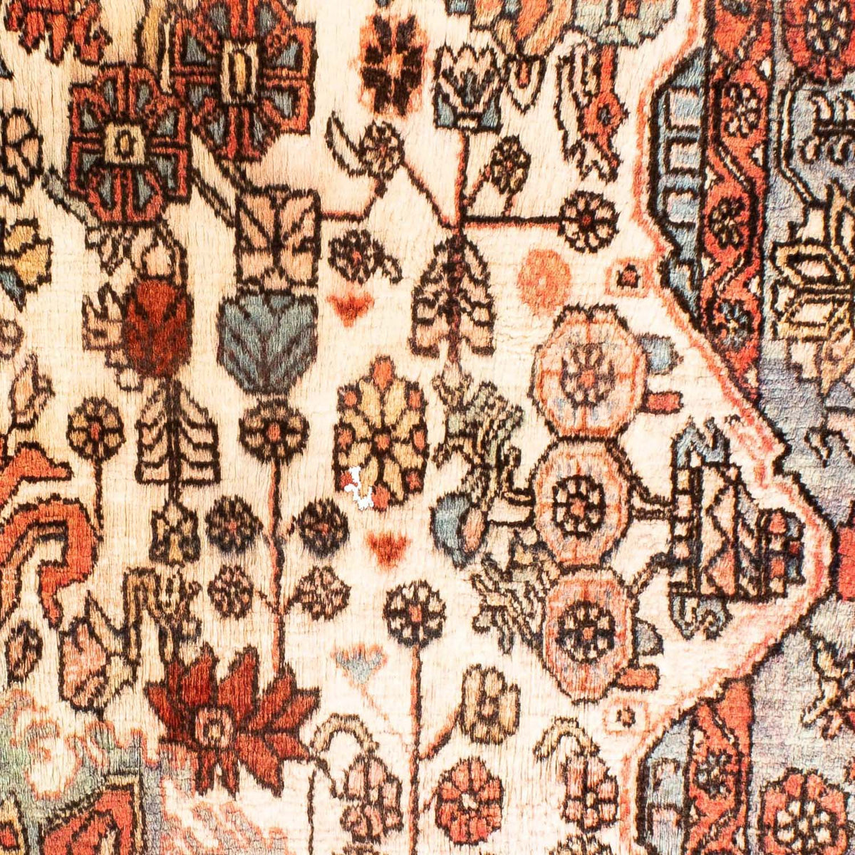 Perzisch Tapijt - Nomadisch - 131 x 88 cm - beige