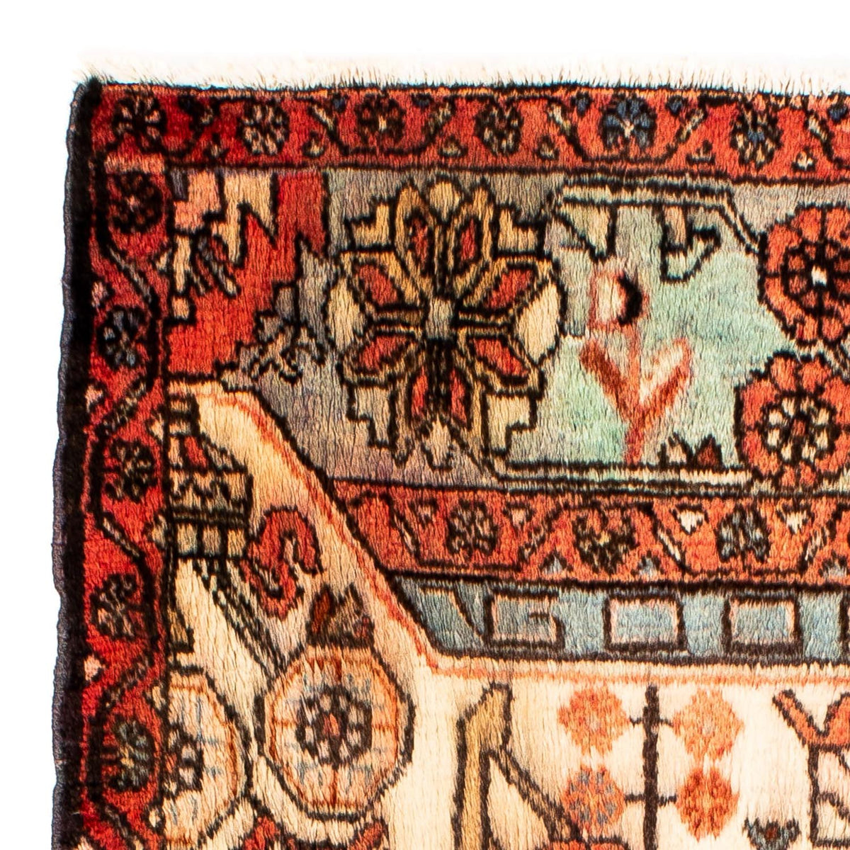 Perzisch Tapijt - Nomadisch - 131 x 88 cm - beige