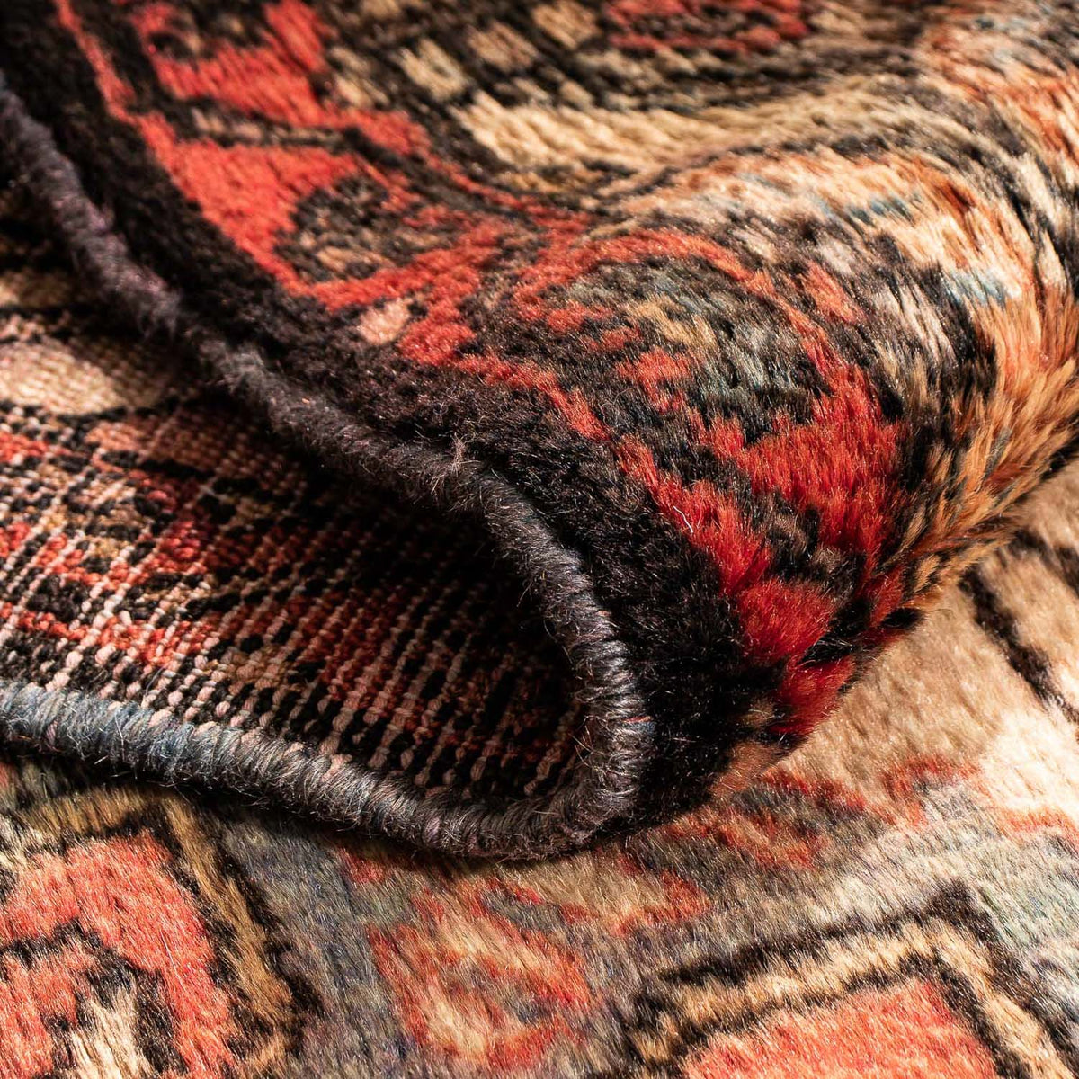 Perzisch Tapijt - Nomadisch - 131 x 88 cm - beige