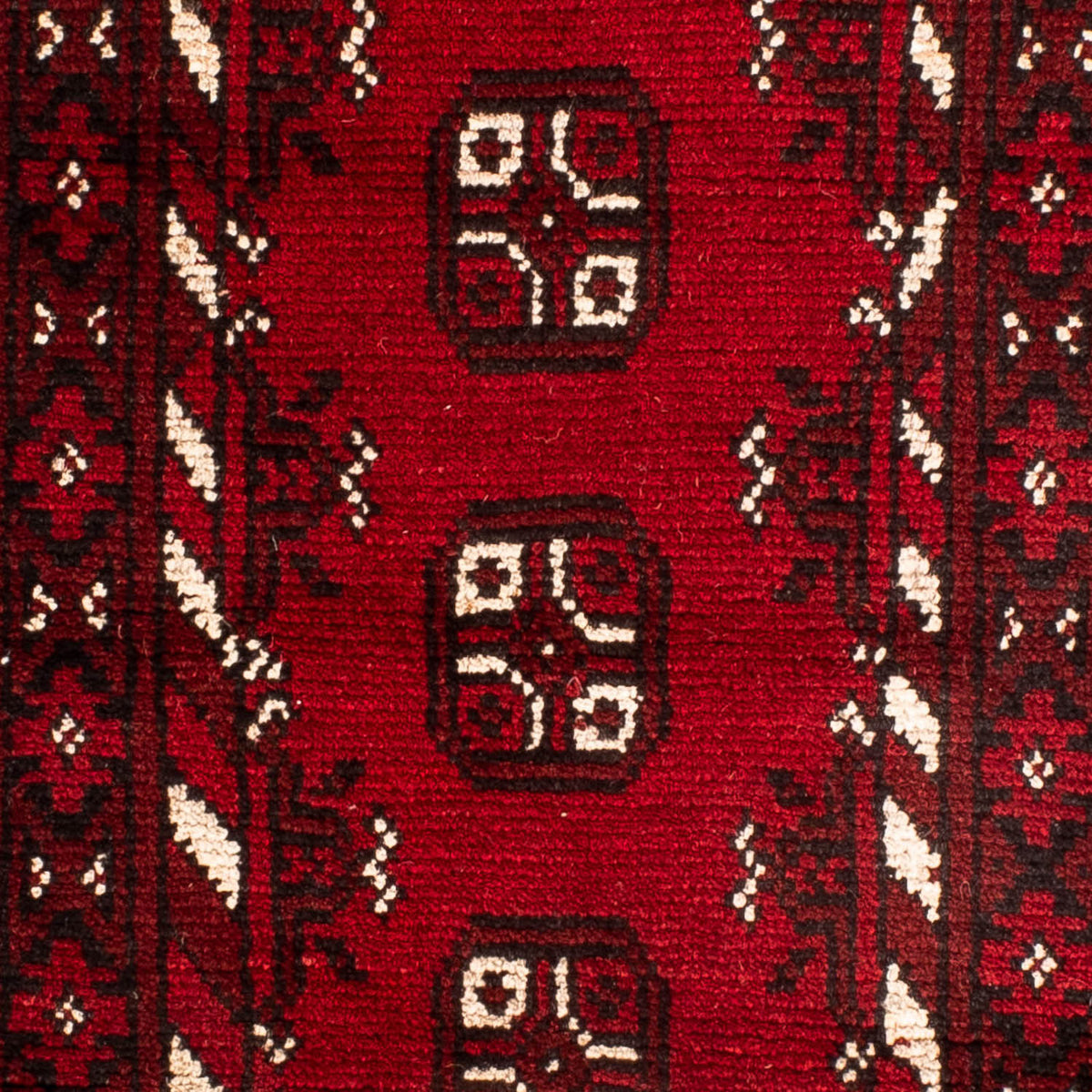 Afghaans tapijt - Filpa - 90 x 60 cm - donkerrood