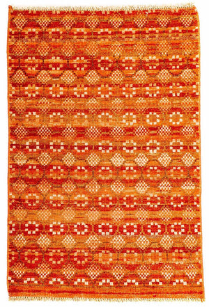 Designer tapijt - 92 x 62 cm - oranje
