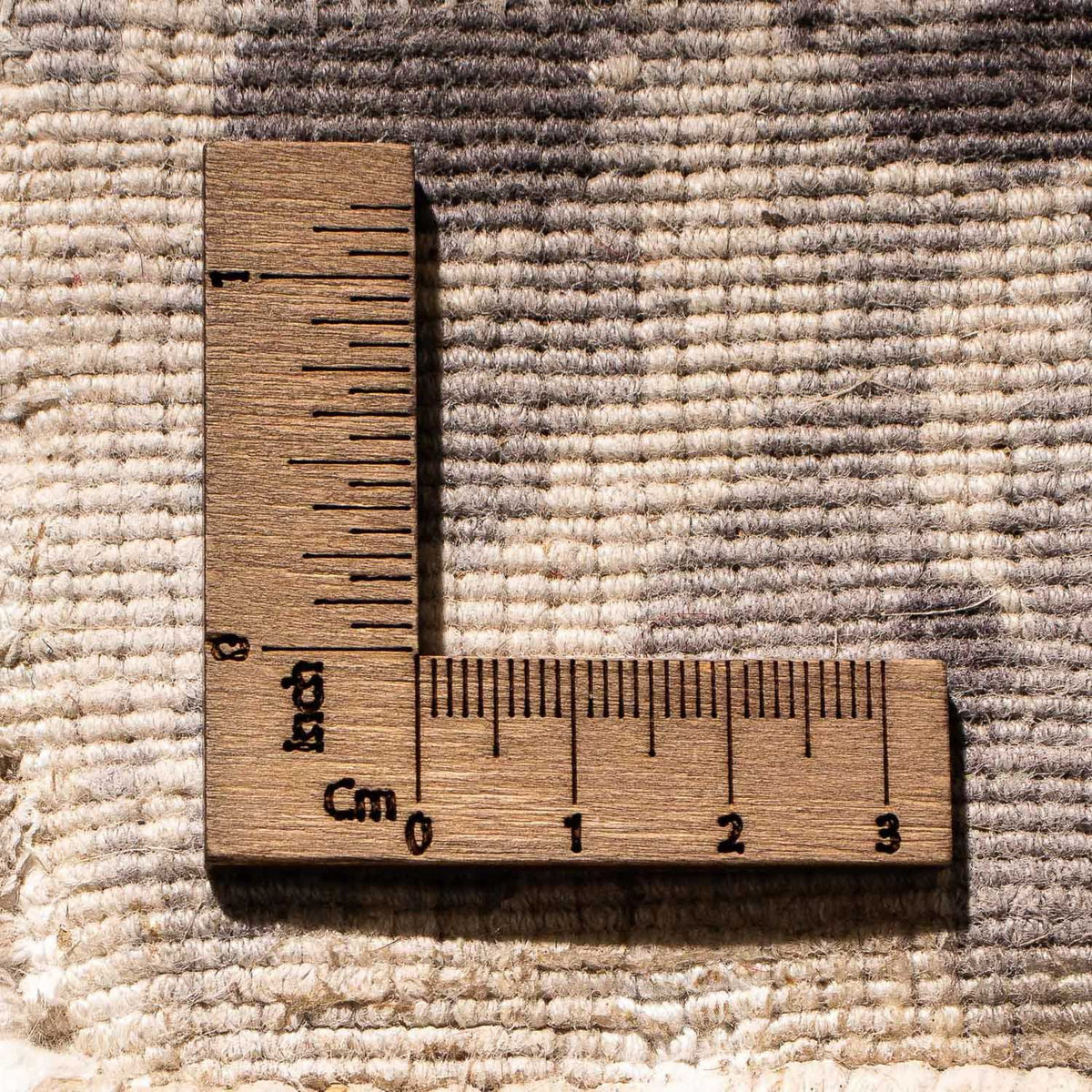 Viscose tapijt vierkant  - 70 x 70 cm - beige