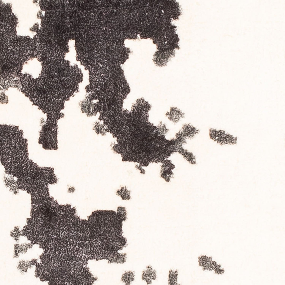 Viscose tapijt vierkant  - 70 x 70 cm - beige