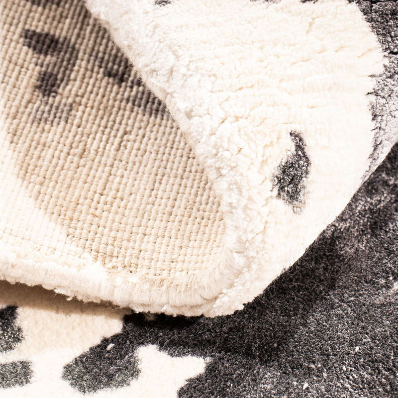 Viscose tapijt vierkant  - 70 x 70 cm - beige