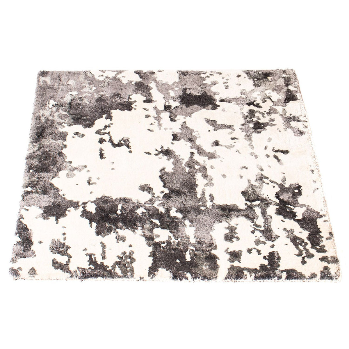 Viscose tapijt vierkant  - 70 x 70 cm - beige