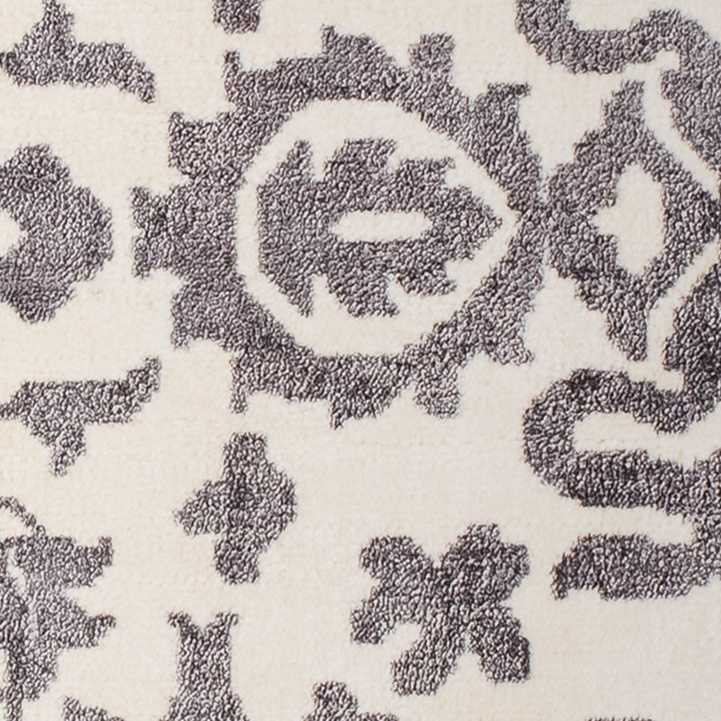 Viscose tapijt vierkant  - 70 x 70 cm - lichtgrijs