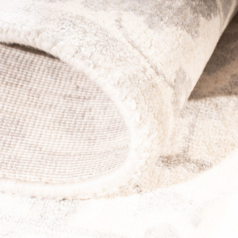 Viscose tapijt vierkant  - 70 x 70 cm - lichtbruin