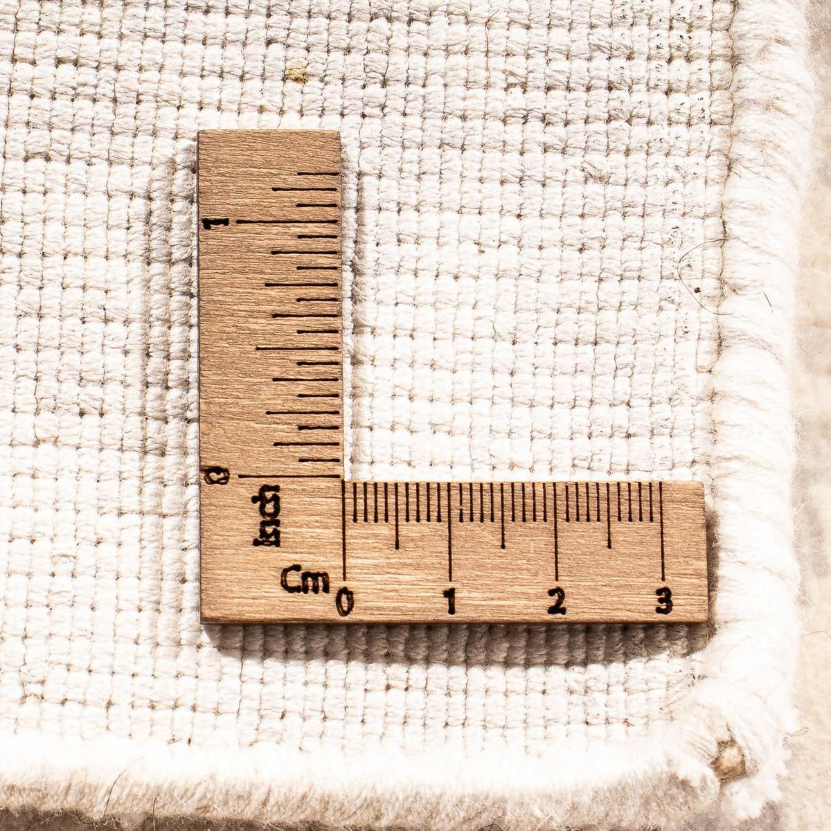 Viscose tapijt vierkant  - 70 x 70 cm - lichtbruin