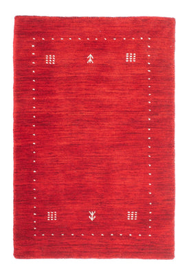 Gabbeh tapijt - Indus - 90 x 60 cm - rood