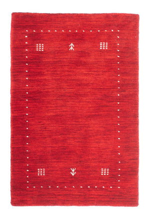 Gabbeh tapijt - Indus - 90 x 60 cm - rood