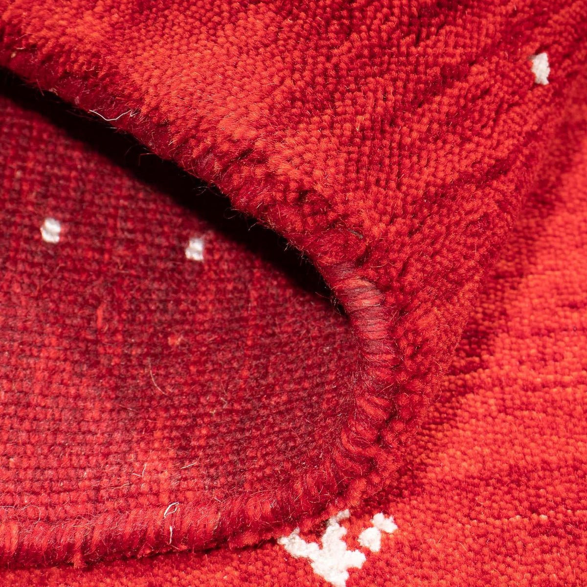 Gabbeh tapijt - Indus - 90 x 60 cm - rood