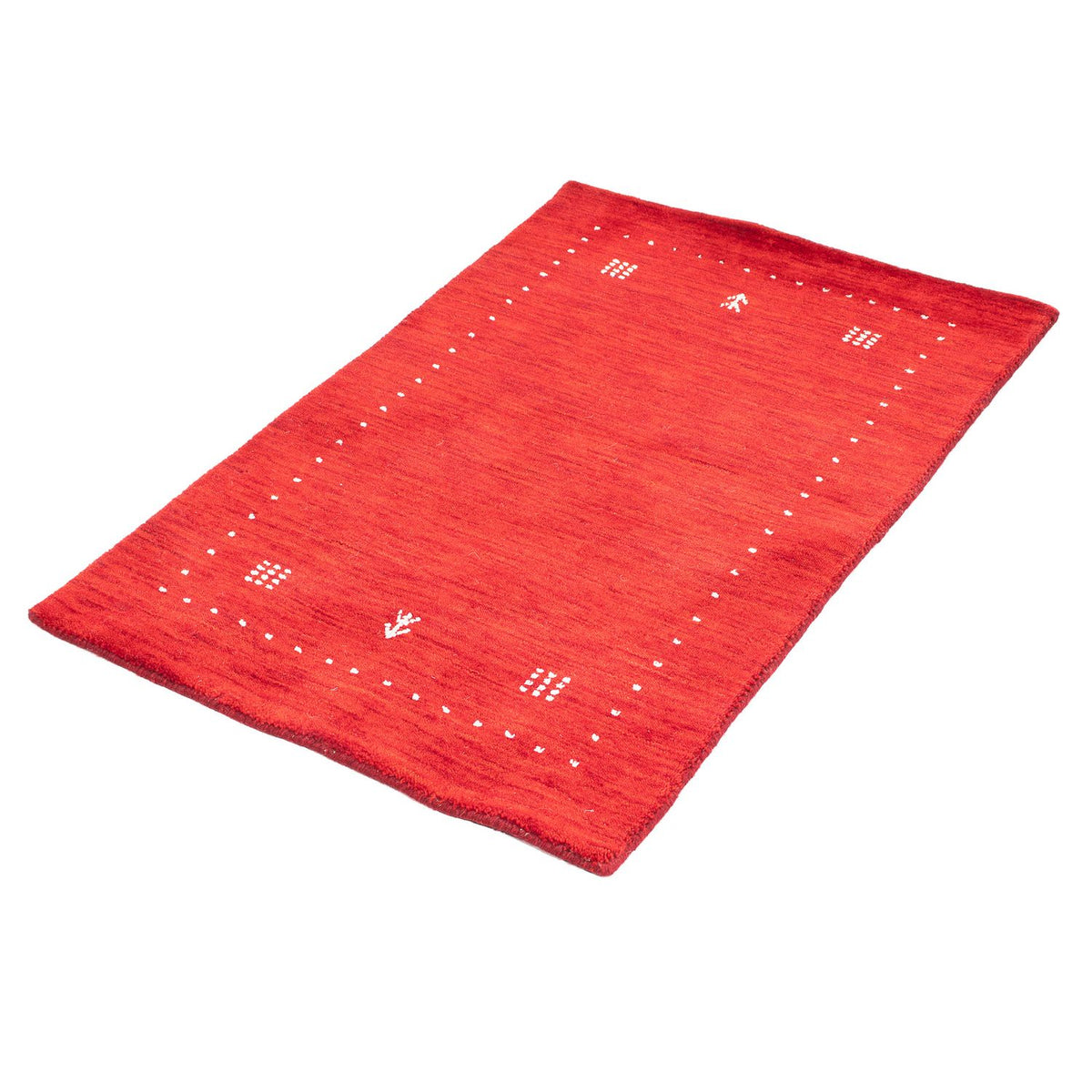 Gabbeh tapijt - Indus - 90 x 60 cm - rood
