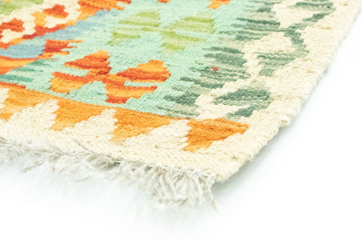 Loper Kelim tapijt - Oosters - 200 x 68 cm - gekleurd