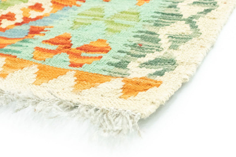 Loper Kelim tapijt - Oosters - 200 x 68 cm - gekleurd