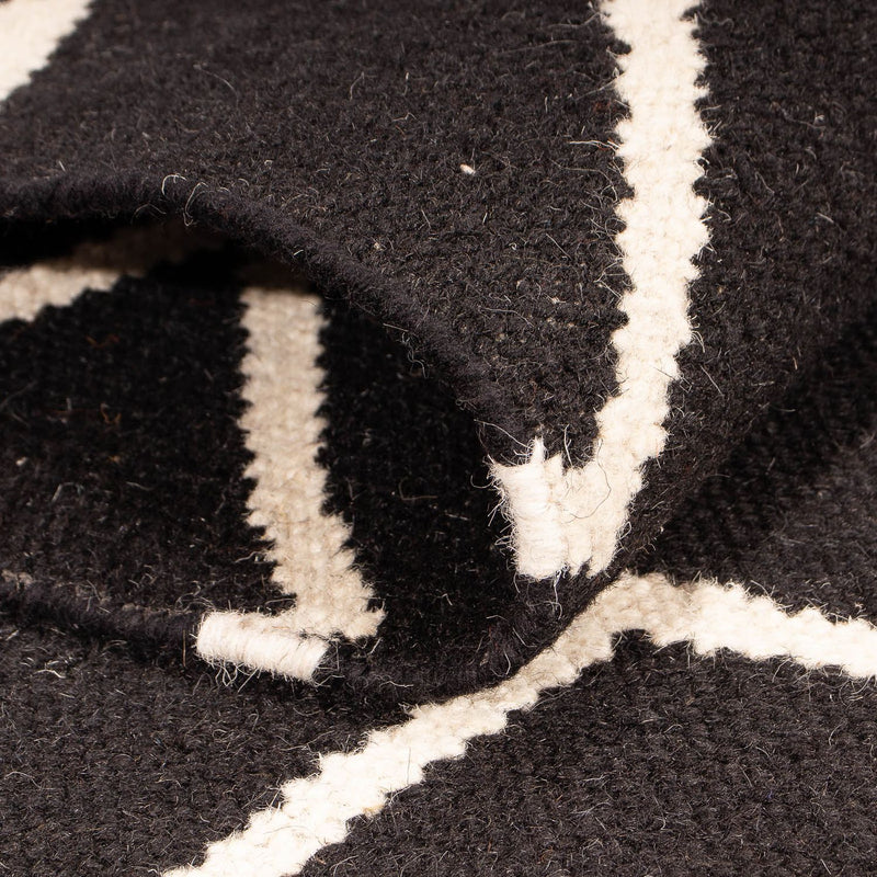 Kelim tapijt - Trendy - 160 x 80 cm - donkerblauw