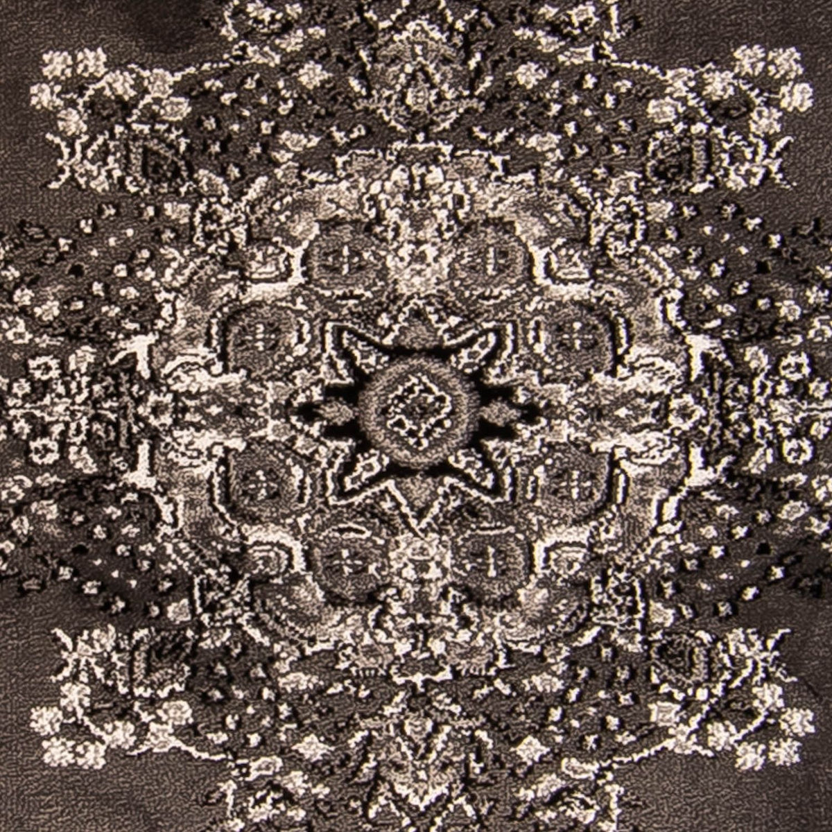 Modern tapijt - 170 x 120 cm - donkerbruin