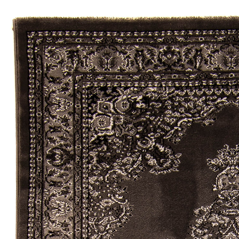 Modern tapijt - 170 x 120 cm - donkerbruin