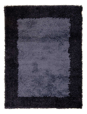 Hoogpolig tapijt - 170 x 120 cm - donkerblauw