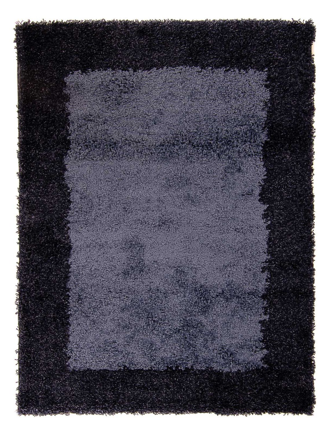 Hoogpolig tapijt - 170 x 120 cm - donkerblauw