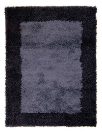 Hoogpolig tapijt - 170 x 120 cm - donkerblauw