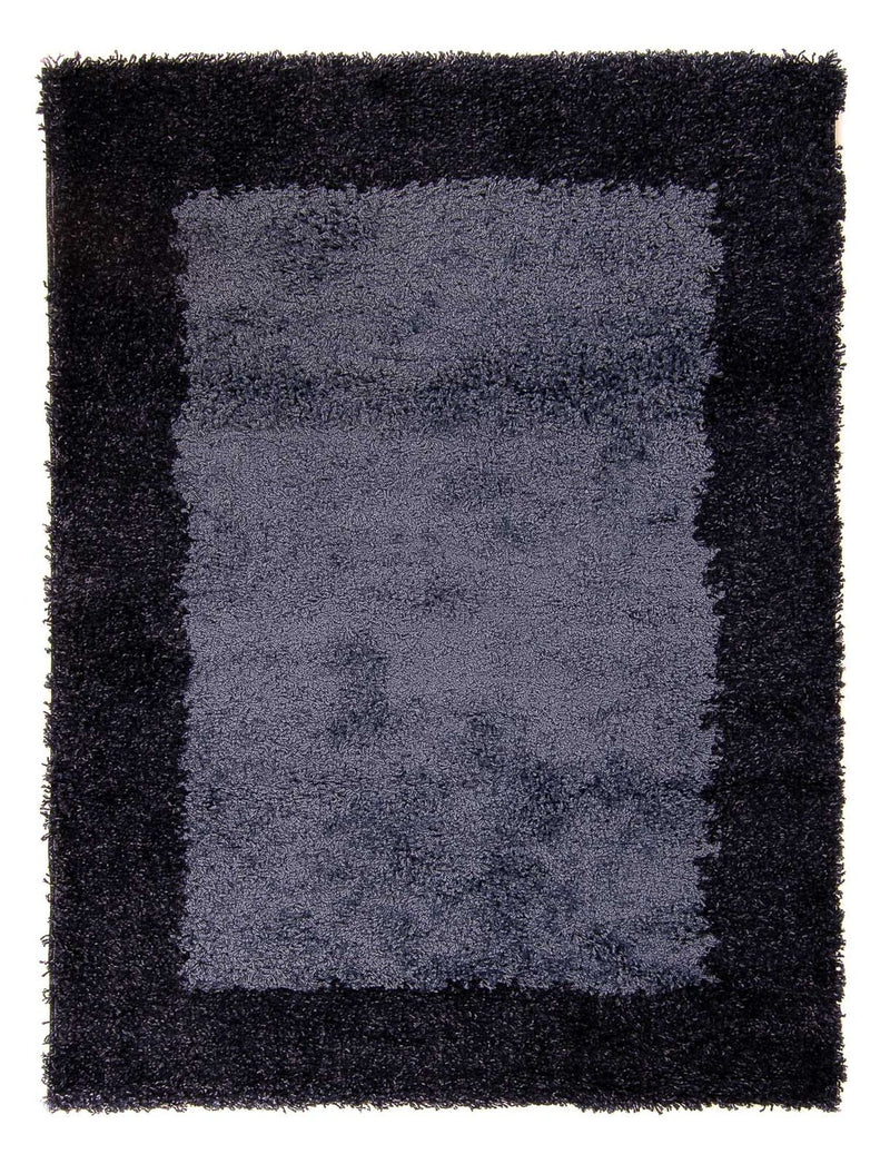 Hoogpolig tapijt - 170 x 120 cm - donkerblauw