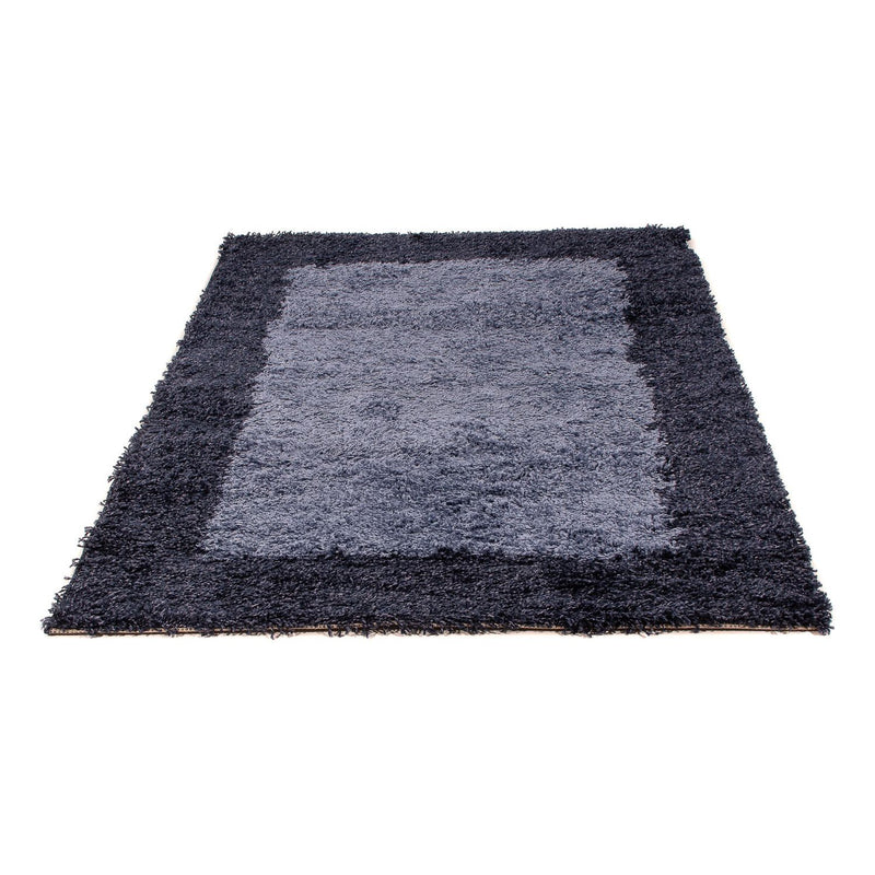 Hoogpolig tapijt - 170 x 120 cm - donkerblauw