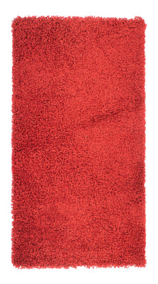 Hoogpolig tapijt - 110 x 60 cm - rood