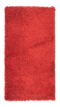 Hoogpolig tapijt - 110 x 60 cm - rood