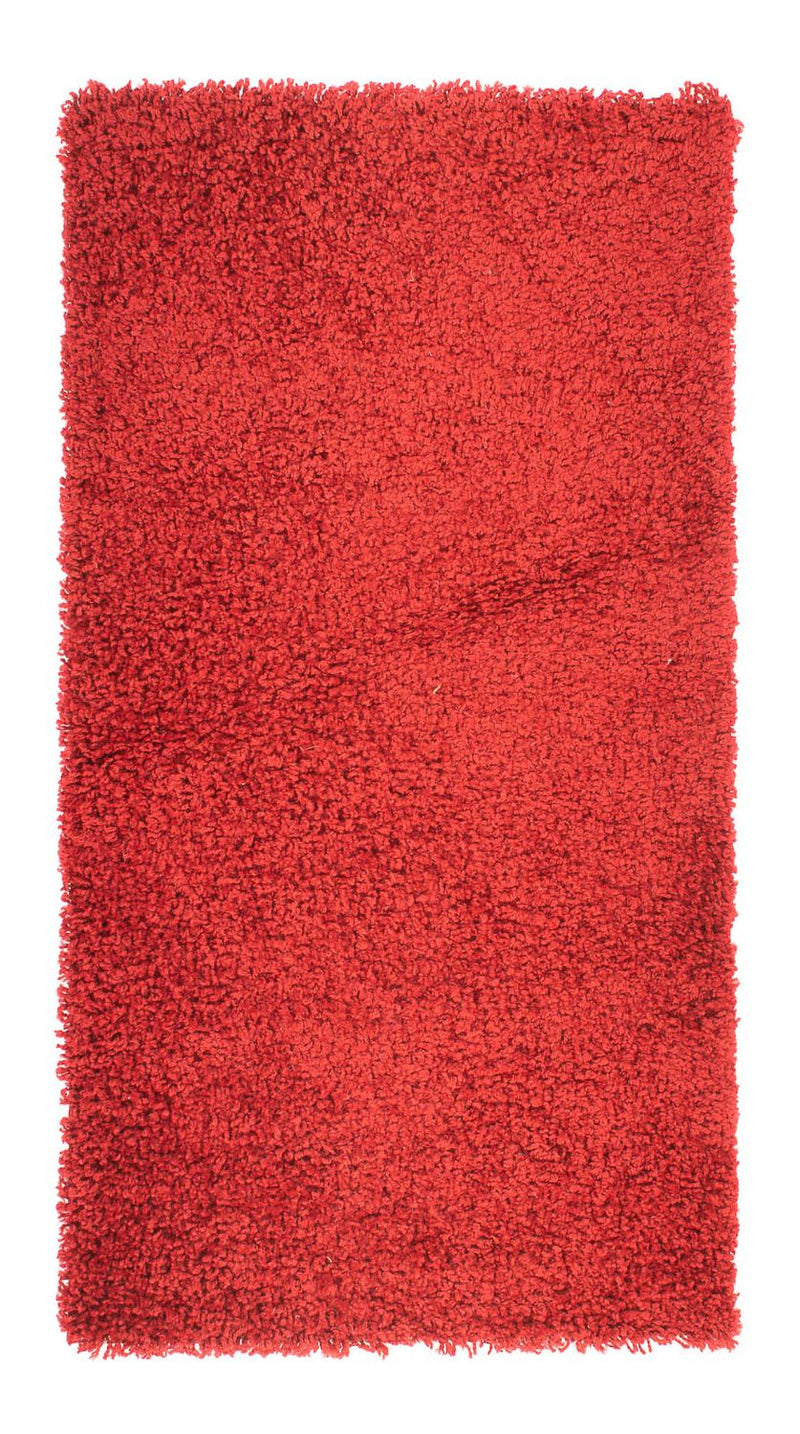 Hoogpolig tapijt - 110 x 60 cm - rood