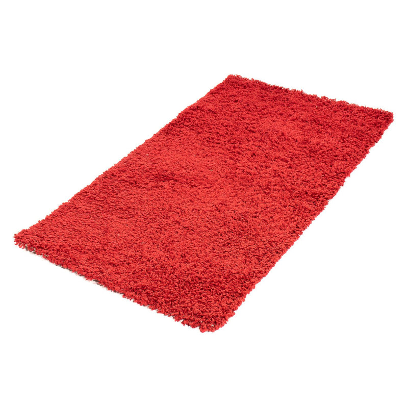 Hoogpolig tapijt - 110 x 60 cm - rood