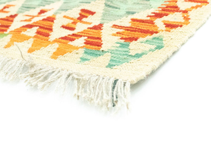 Loper Kelim tapijt - Oosters - 197 x 64 cm - gekleurd