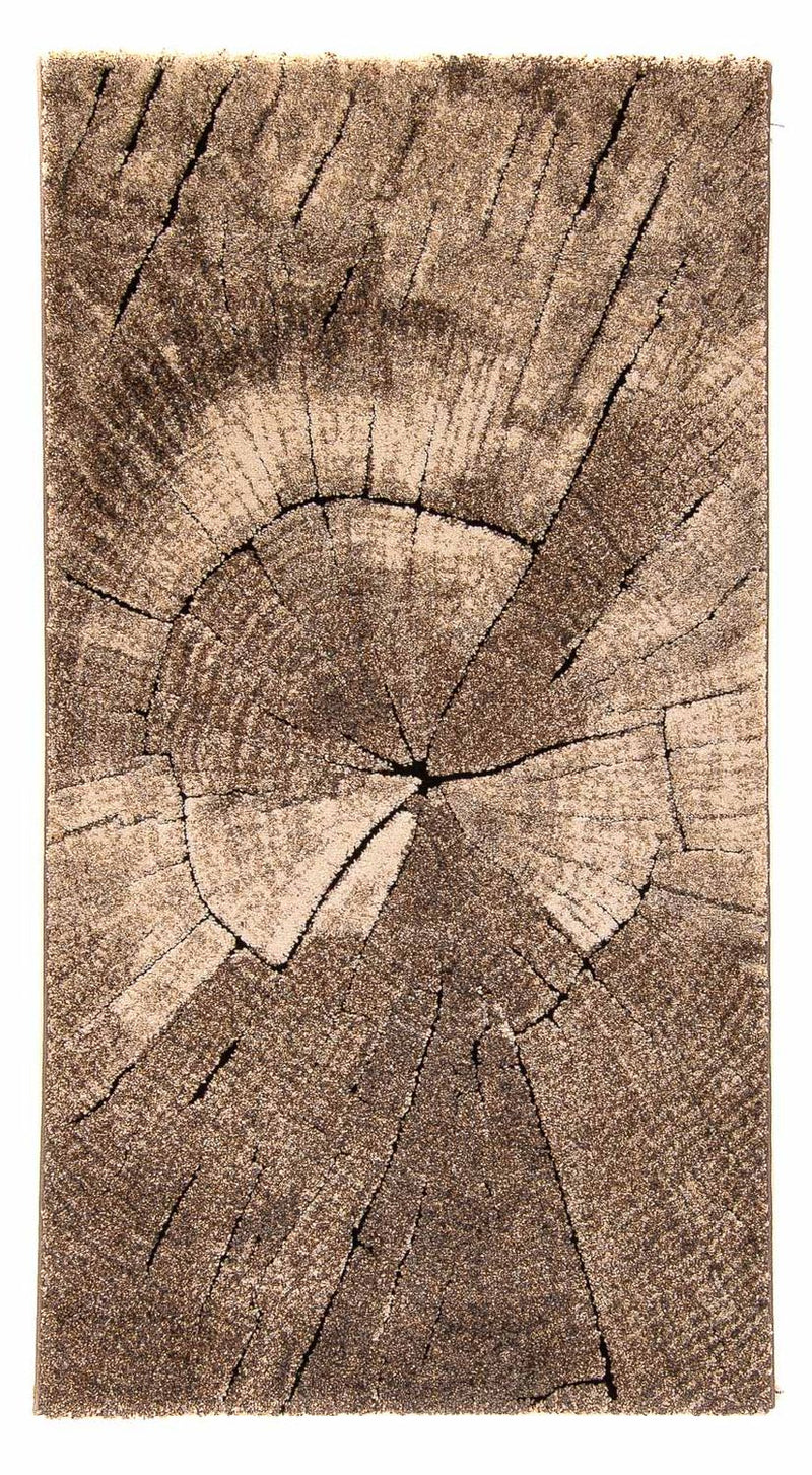 Modern tapijt - 150 x 80 cm - lichtbruin