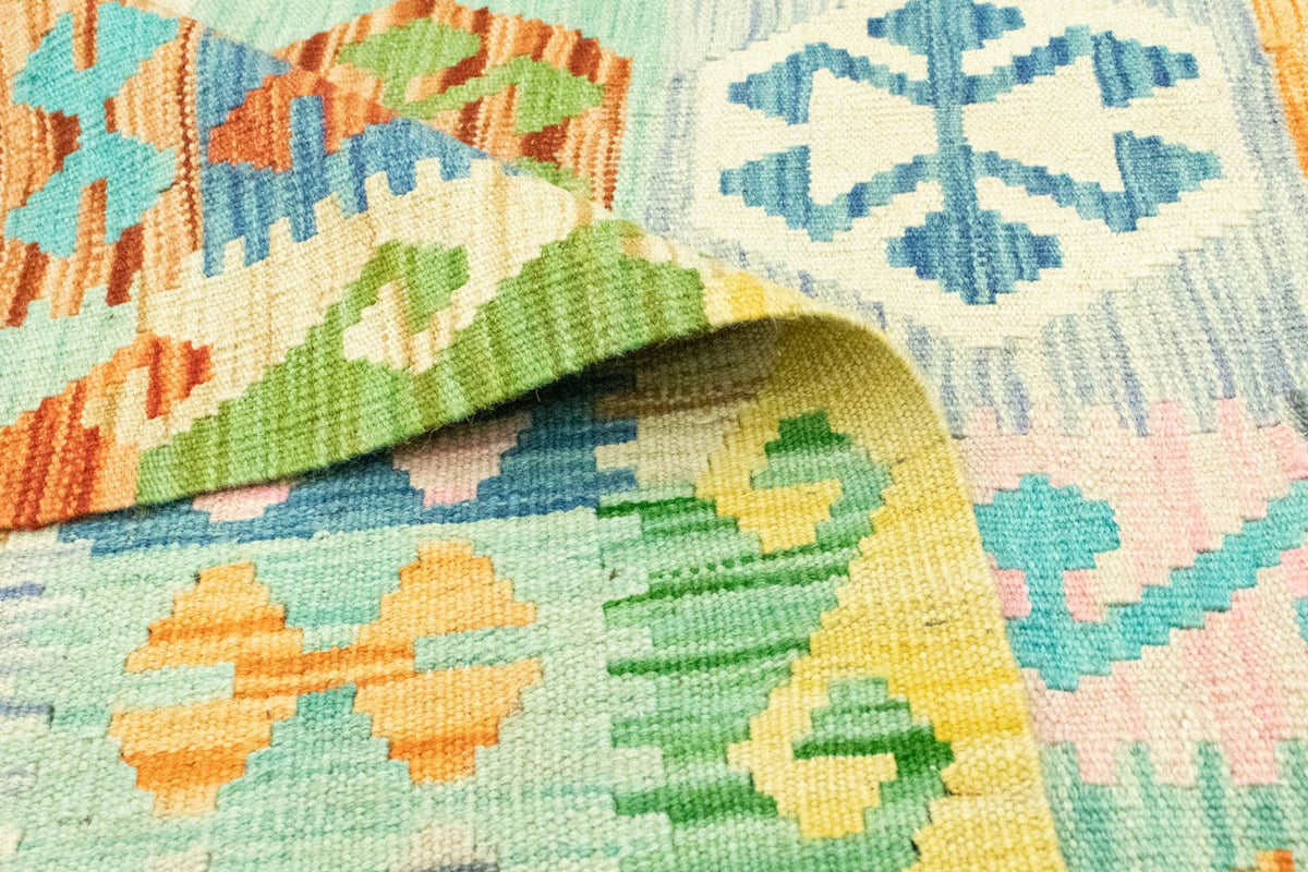 Kelim tapijt - Oosters - 302 x 205 cm - gekleurd