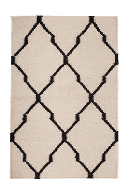 Kelim tapijt - Trendy - 95 x 60 cm - beige