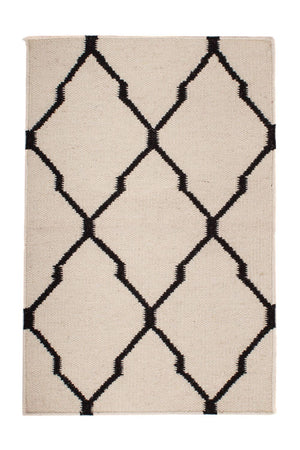 Kelim tapijt - Trendy - 95 x 60 cm - beige