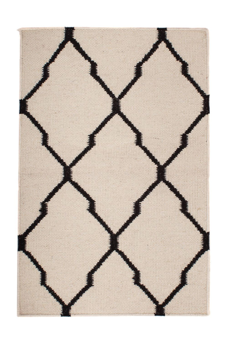 Kelim tapijt - Trendy - 95 x 60 cm - beige