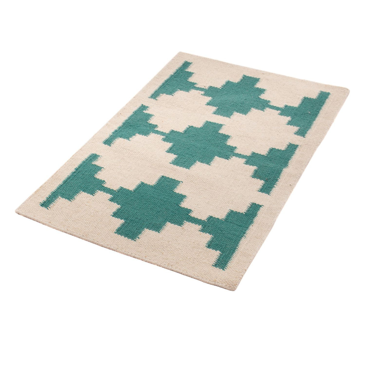 Kelim tapijt - Trendy - 90 x 60 cm - beige