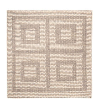 Kelim tapijt - Trendy vierkant  - 60 x 60 cm - beige