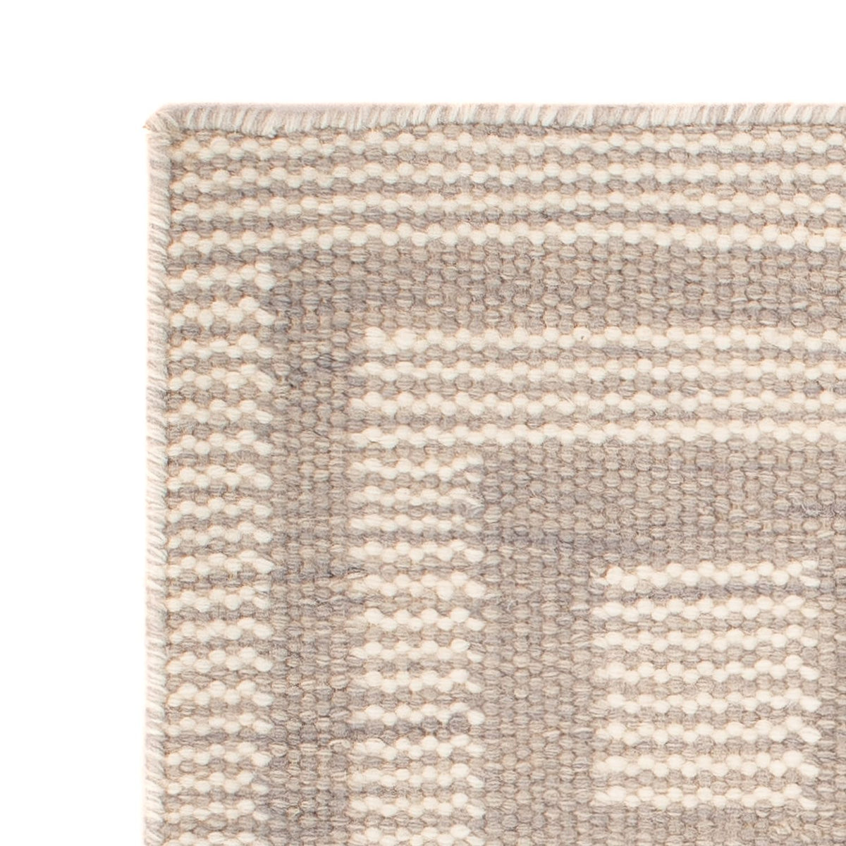 Kelim tapijt - Trendy vierkant  - 60 x 60 cm - beige