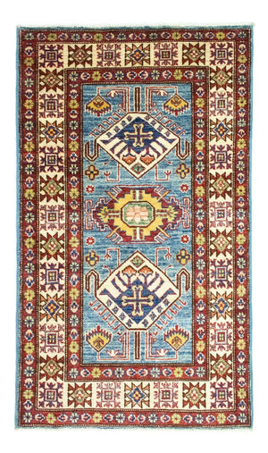 Ziegler Tapijt - Kazak - 130 x 75 cm - lichtblauw