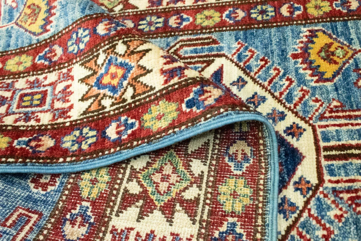 Ziegler Tapijt - Kazak - 130 x 75 cm - lichtblauw