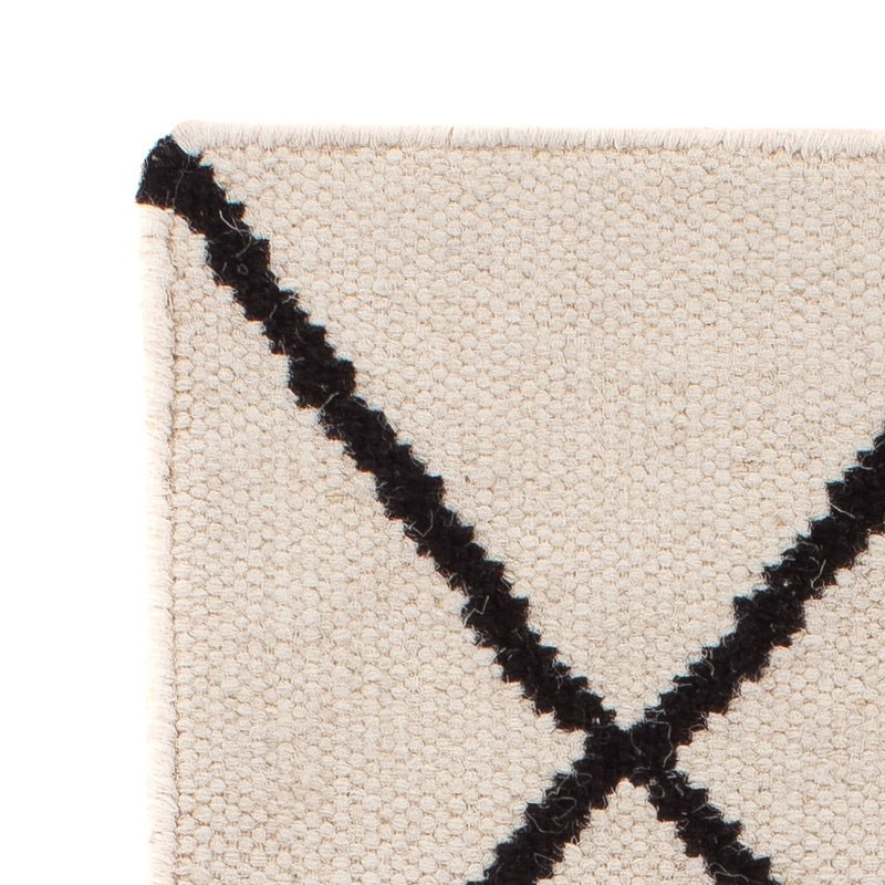 Kelim tapijt - Trendy - 93 x 61 cm - beige