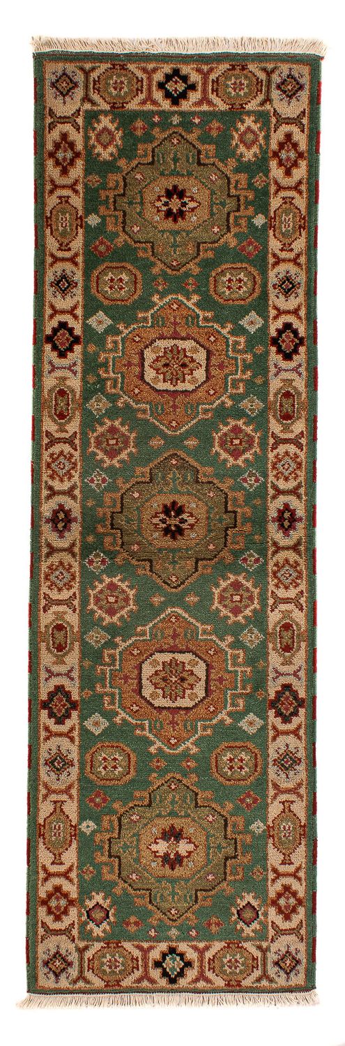 Loper Ziegler Tapijt - Kazak - 205 x 62 cm - groen