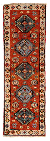 Loper Ziegler Tapijt - Kazak - 202 x 64 cm - roest