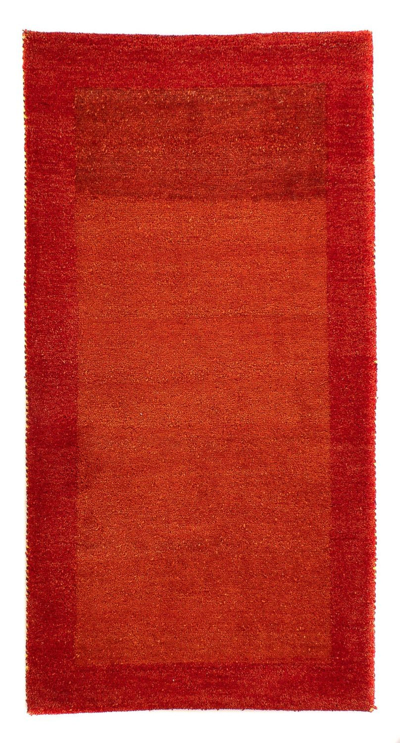 Gabbeh tapijt - Indus - 142 x 74 cm - donkerrood