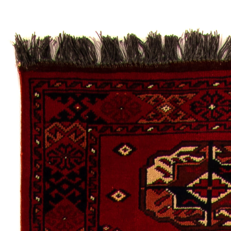 Loper Afghaans tapijt - 356 x 82 cm - donkerrood