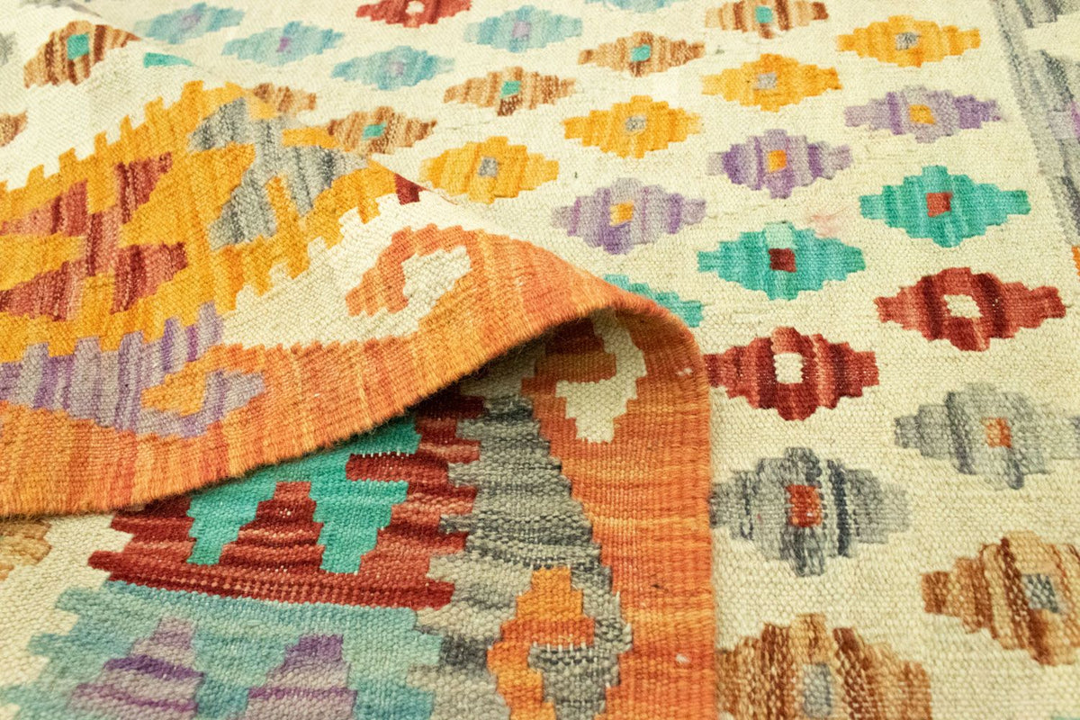 Kelim tapijt - Oosters - 152 x 102 cm - oranje