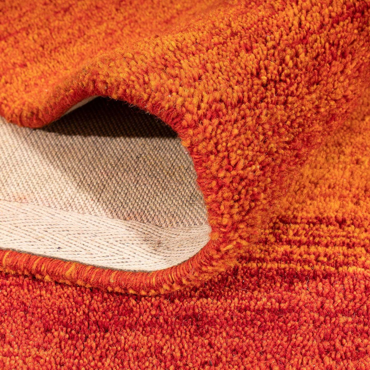 Wollen tapijt - 231 x 165 cm - roest