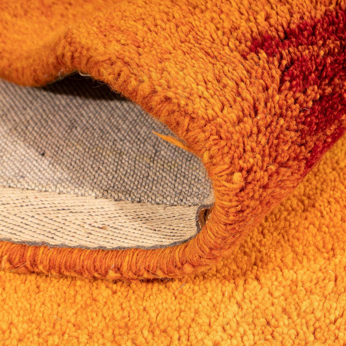 Wollen tapijt - 200 x 140 cm - roest